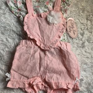 Little Lass Baby Overalls